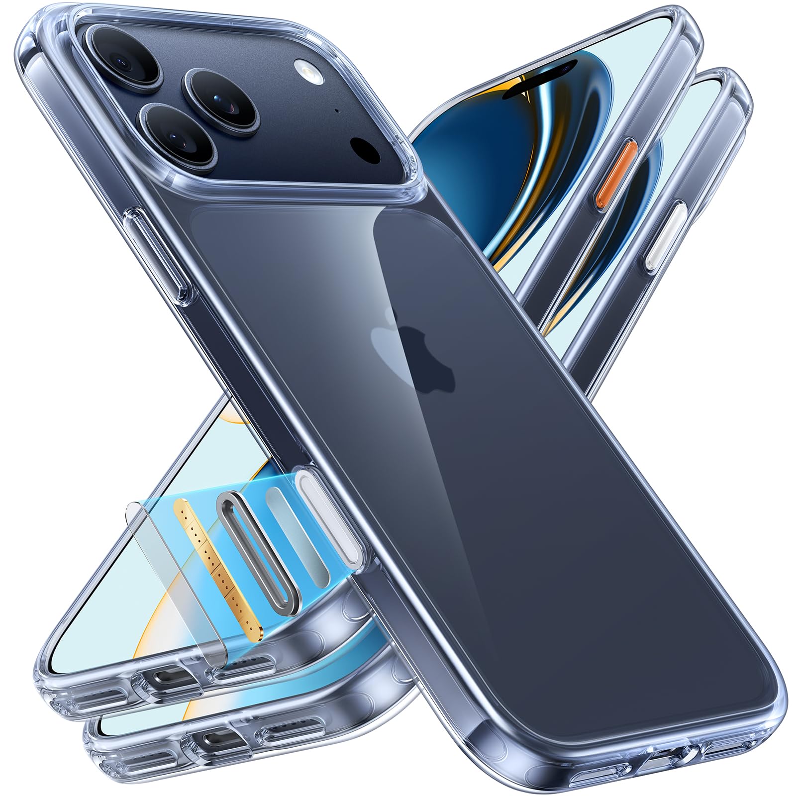 Amazon.co.jp: TORRAS For iPhone 17 Pro Max ケース 【極上透明・黄変
